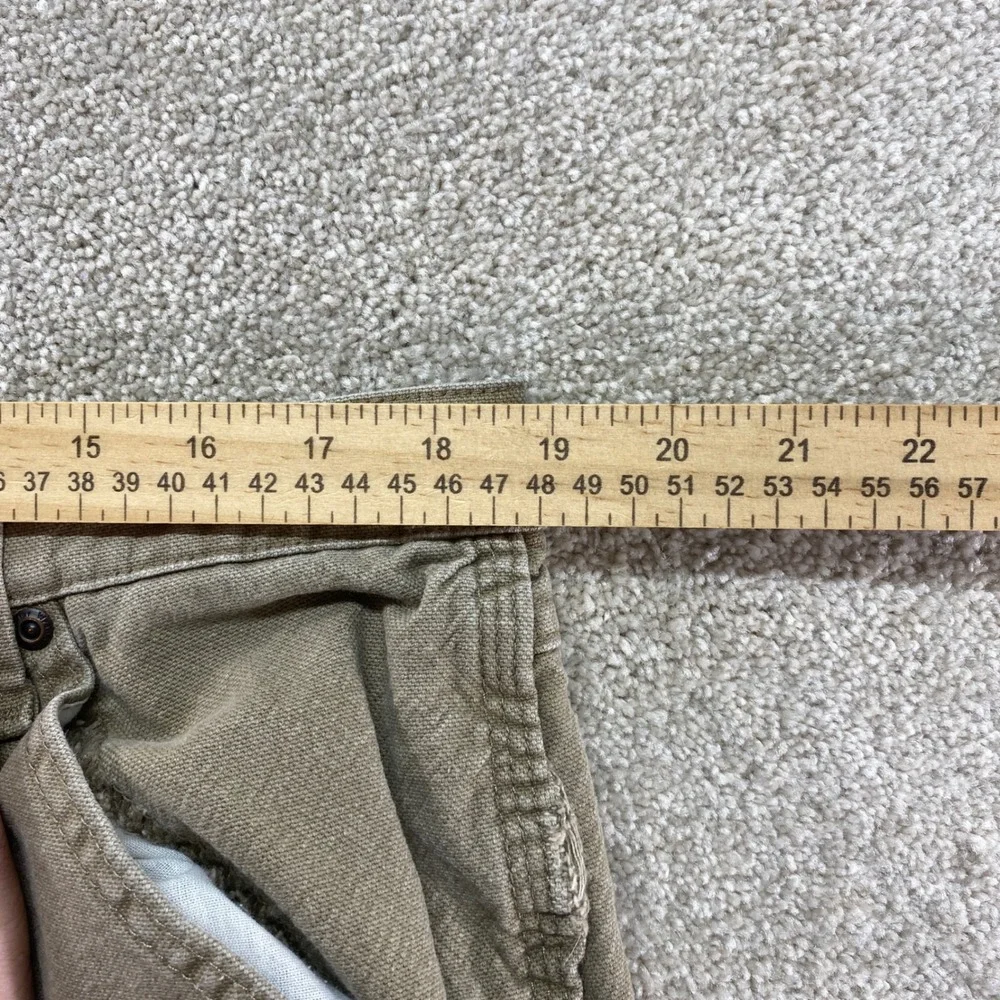 Wrangler Carpenter Pants Mens 38x34 Khaki Tan Stretch Utility Workwear‎ Pockets